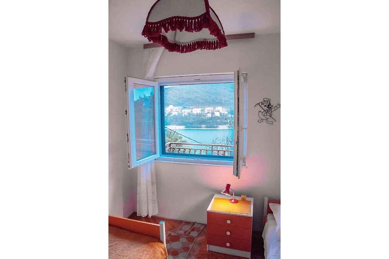 Slaapkamer met zeezicht