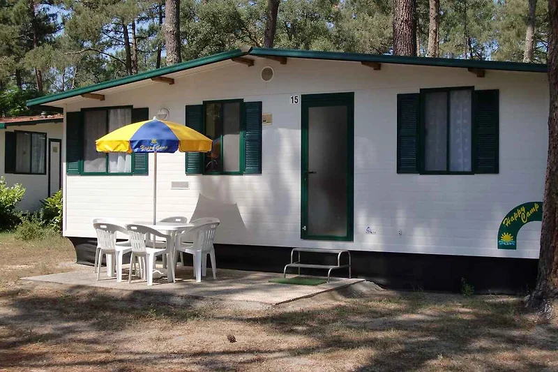 Aussenansicht Mobilehome (Wohnbeispiel)