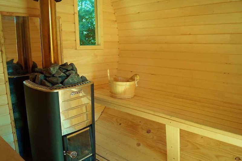 Sauna in het saunahuis