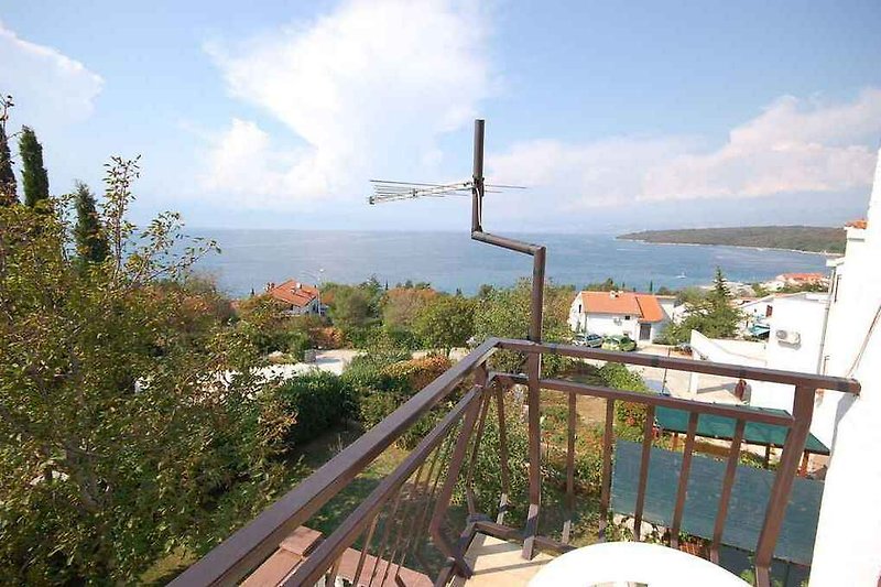 terrasse avec vue sur la mer