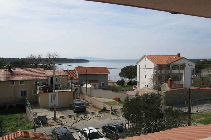 Widok na morze z balkonu