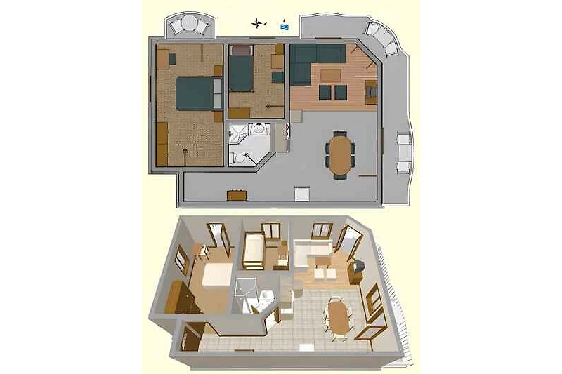 Plano (muestra de una vivienda/ejemplo)