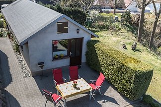 Ferienhaus mit Blick auf das Achterwasser