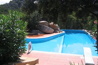 Ferienhaus mit Pool und Garten