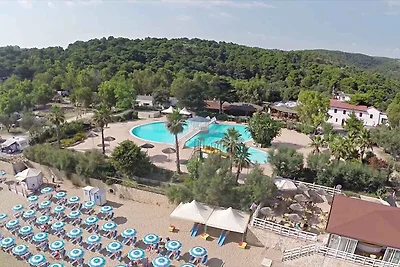 Mobilehome mit Klimaanlage, Terrasse und Pool