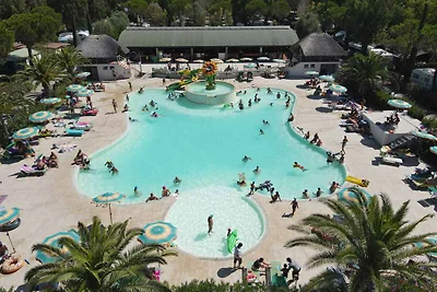 Mobilehome mit Klimaanlage, Terrasse und Pool