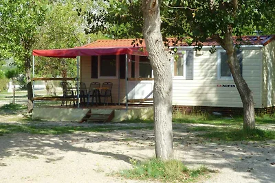 Mobilehome in einem Camp neben dem Strand