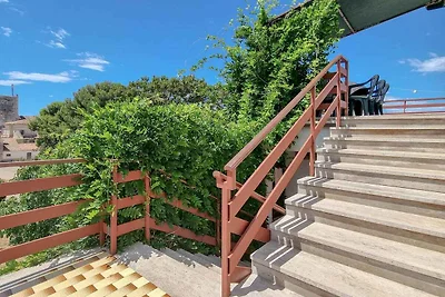 Ferienwohnung mit Meerblick, Balkon und