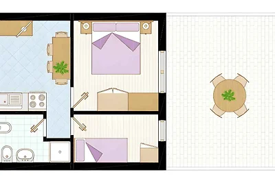 Ferienwohnung mit Terrasse