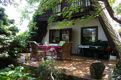 Ferienhaus Retro-Atmosphäre, Terrasse mit alt