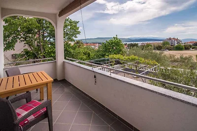 Ferienwohnung mit Balkon und Blick aufs Meer