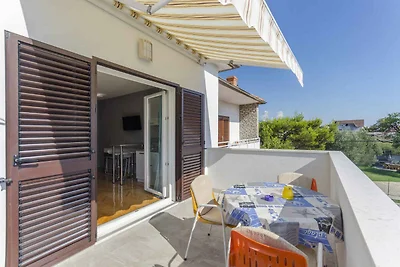 Studio mit Klimaanlage und Balkon in Vodice