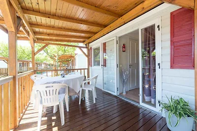 Mobilehome mit Terrasse, Klimaanlage und Pool