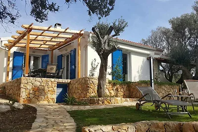 Ferienhaus mit Garten und Meerblick