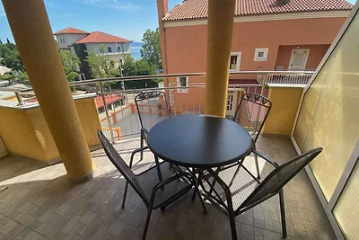 Studio mit Klimaanlage und Meerblick