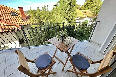 Ferienwohnung Direkt am Meer mit Balkon