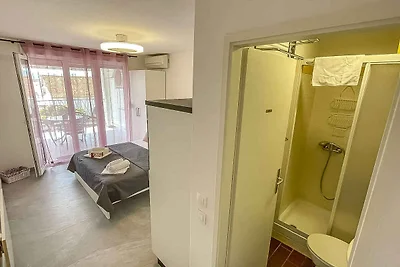 Ferienwohnung mit Teraase mit Meerblick