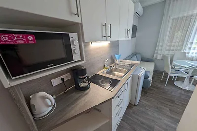 Studio mit WLAN und Balkon in Strandnähe