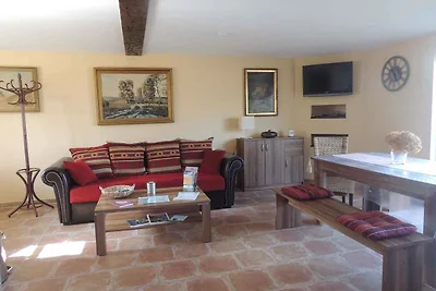 Ferienhaus mit Kaminofen, Terrasse und Blick 