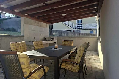 Ferienwohnung sa terasom u blizini mora