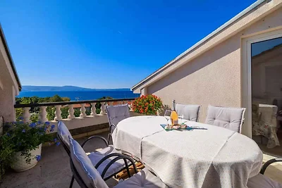 Ferienwohnung mit Terrasse und Meerblick