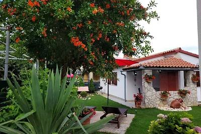 Ferienhaus mit Mikrowelle und SAT-TV