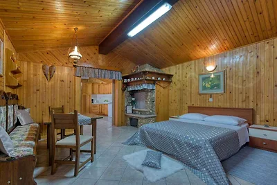 Hütte mit Klimaanlage und Terrasse