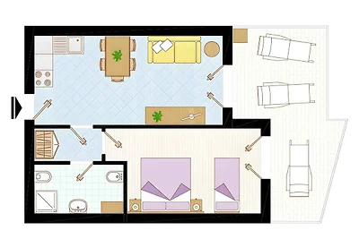 Ferienwohnung mit Pool