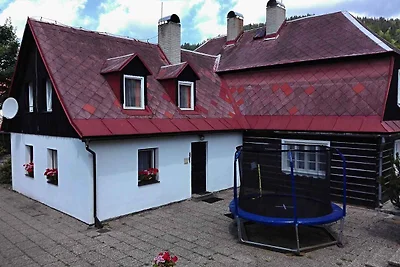 Ferienhaus mit Kaminofen in Hanglage