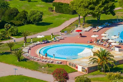 Mobilehome mit Klimaanlage, Terrasse und Pool