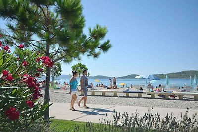 Ferienwohnung in Strandnähe mit Blick ins