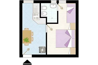 Ferienwohnung mit Klimaanlage