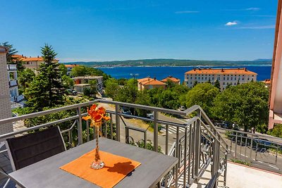 Ferienwohnung mit Balkon und Meerblick