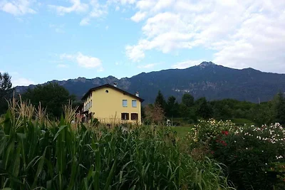 Ferienhaus mit Garten und Bergblick