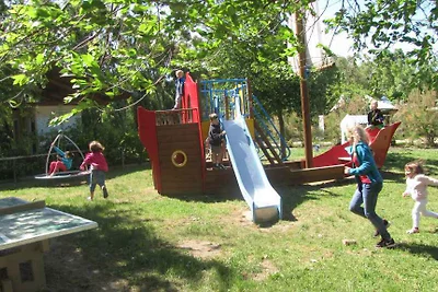 Mobilehome mit Klimaanlage, Terrasse und Pool