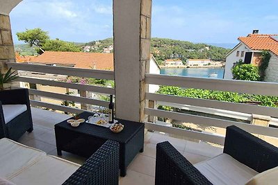 Ferienwohnung mit Balkon und Meerblick