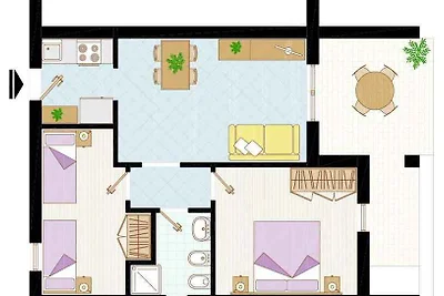Ferienwohnung mit Klimaanlage, Terrasse und