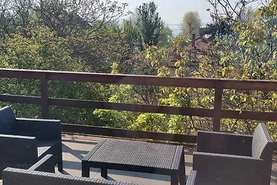 Ferienhaus mit Klimaanlage und Panorama auf d