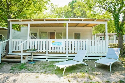 Mobilehome mit Klimaanlage, Terrasse und Pool