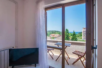 Ferienwohnung mit Balkon und Meerblick