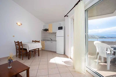 Ferienwohnung am Meer mit Grill und Blick auf