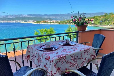 Ferienwohnung am Meer am Sandstrand, für 2 bi