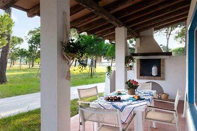 Ferienhaus mit Klimaanlage und Veranda mit