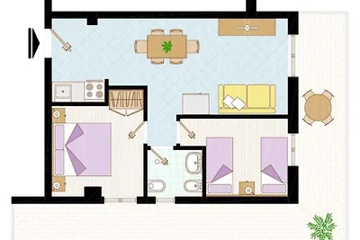 Ferienwohnung in Strandnähe