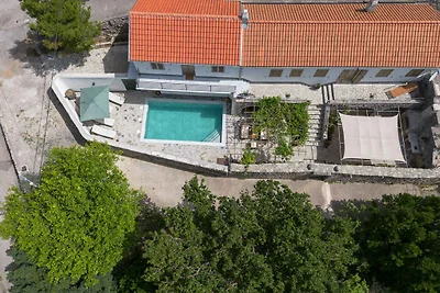 Ferienhaus mit Pool und Grill