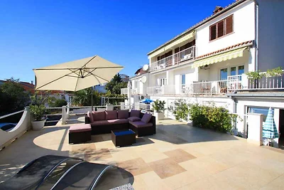 Ferienwohnung mit Terrasse in Strandnähe