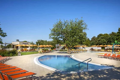 Mobilehome mit Klimaanlage und Terrasse mit