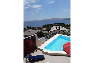 Ferienwohnung mit Meerblick, Klimaanlage und
