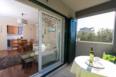 Ferienwohnung mit Balkon, Meerblick