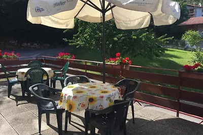Studio mit Terrasse und Bergblick